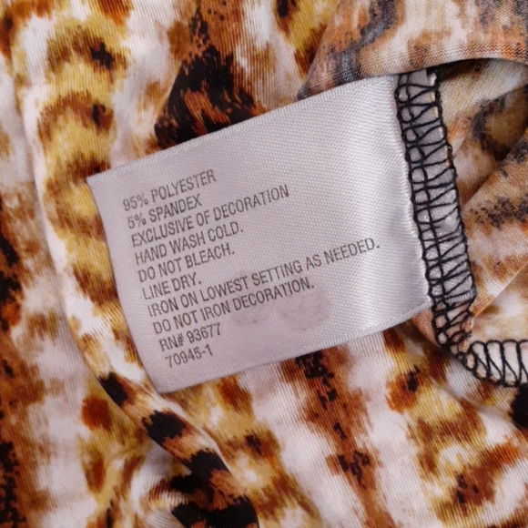 Worthington beaded tie top - Picture 6 of 6